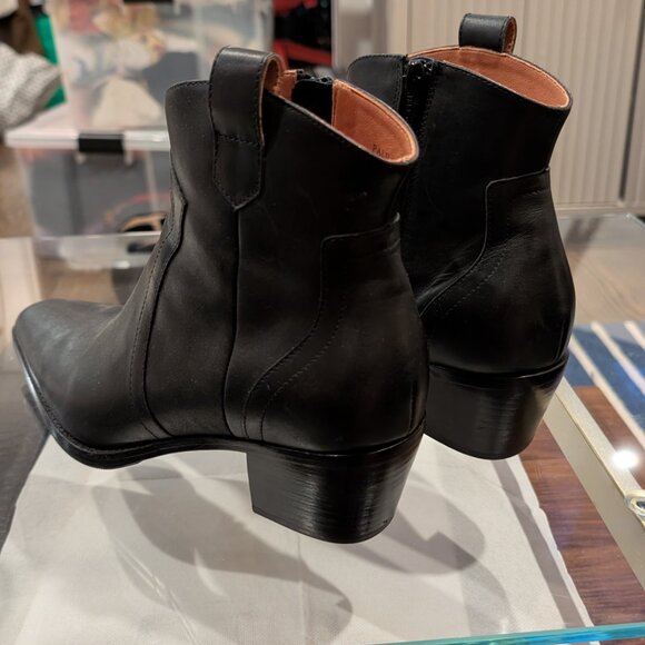 Bared Footwear Black Leather Ankle Boots Size 8.5 - Picture 8 of 8